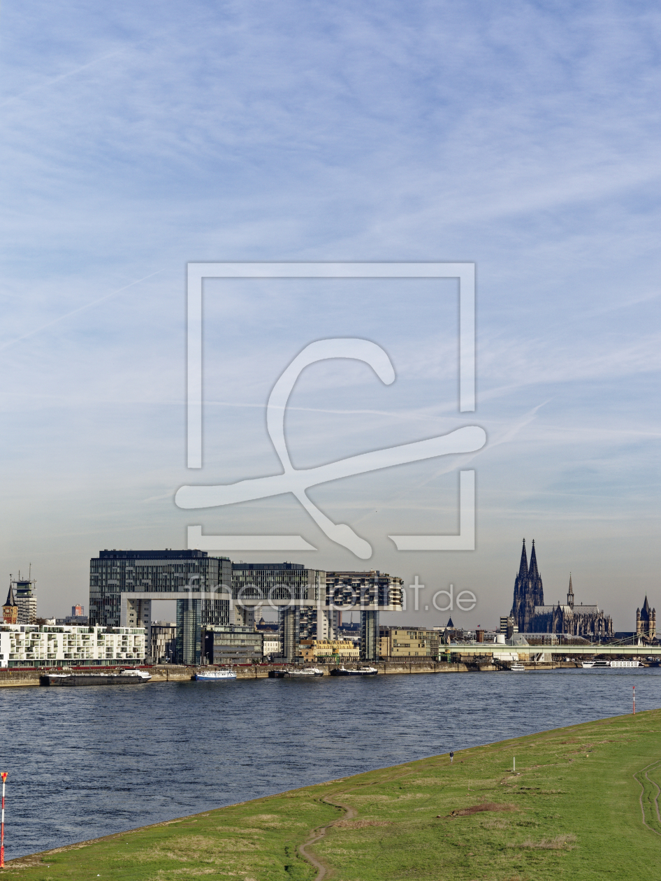 Bild-Nr.: 12731138 Kranhäuser am Rhein erstellt von XYRIUS