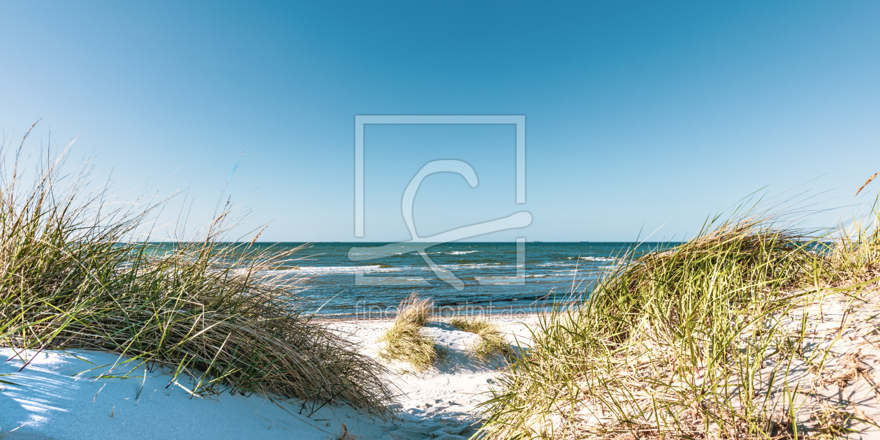 Bild-Nr.: 12733264 Dünen Strand und Ostseewellen   erstellt von Ursula Reins