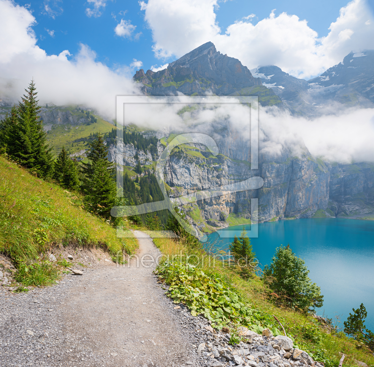 Bild-Nr.: 12733756 Höhenweg Oeschinensee Berner Oberland erstellt von SusaZoom