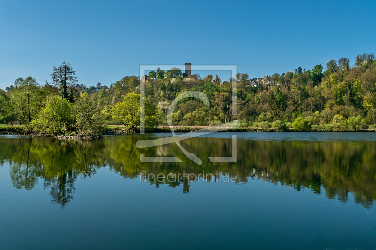 Bild-Nr.: 12733889 Die Ruhr in Bochum mit Burg Blankenstein erstellt von volker heide