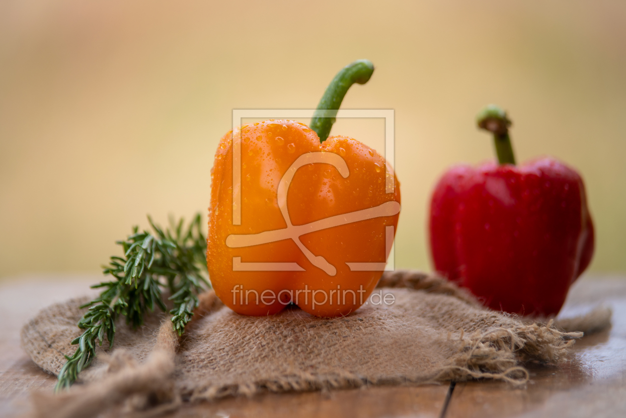 Bild-Nr.: 12734958 Frische gelb und rote Paprika erstellt von Tanja Riedel