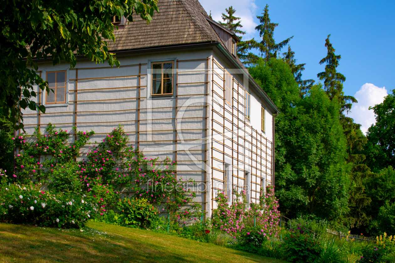 Bild-Nr.: 12735336 Goethes Gartenhaus im Park am Ilm - Weimar erstellt von Sandra Höfer