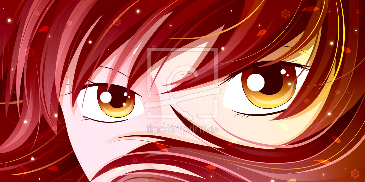 Bild-Nr.: 12735549 Feuer Anime Augen erstellt von Sandra Höfer