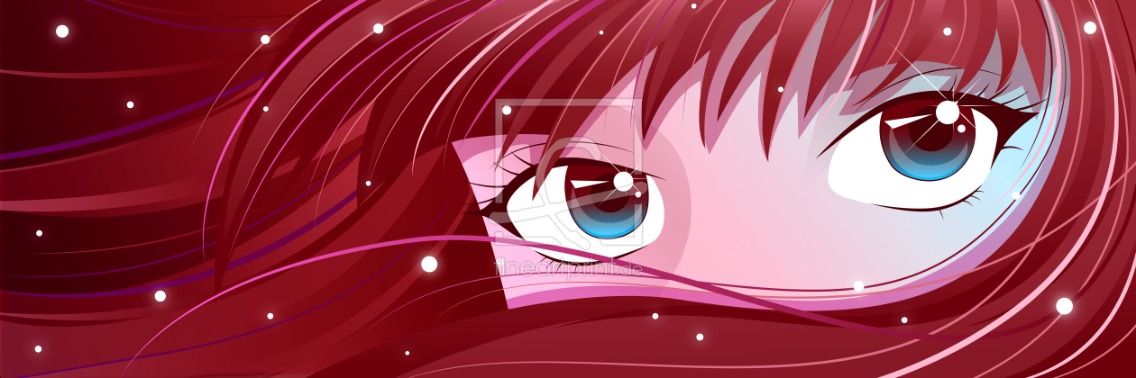 Bild-Nr.: 12735552 Rote Manga Augen erstellt von Sandra Höfer