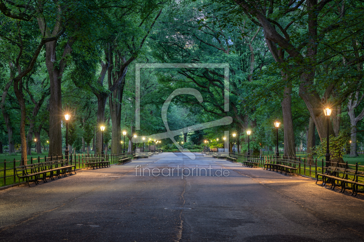 Bild-Nr.: 12735600 The Mall im Central Park New York erstellt von eyetronic