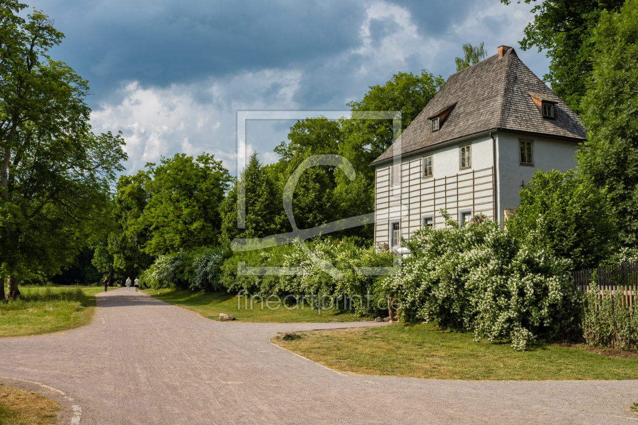 Bild-Nr.: 12736047 Goethes Gartenhaus im Park am Ilm - Weimar erstellt von Sandra Höfer