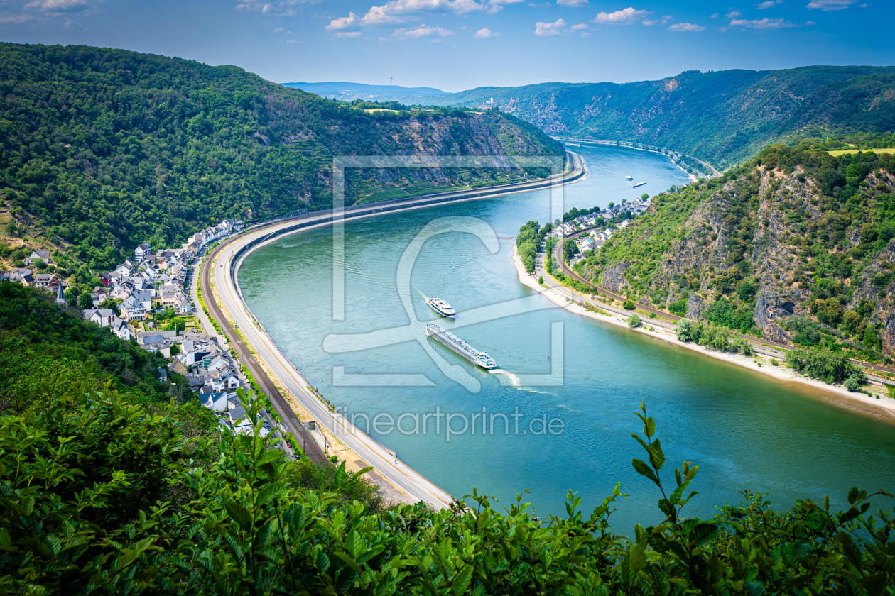 Bild-Nr.: 12736063 Rheinschleife bei Hirzenach 36 erstellt von Erhard Hess