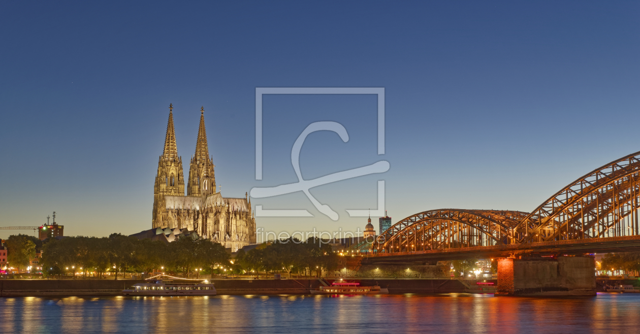 Bild-Nr.: 12736133 Kölner Dom Nachts erstellt von XYRIUS