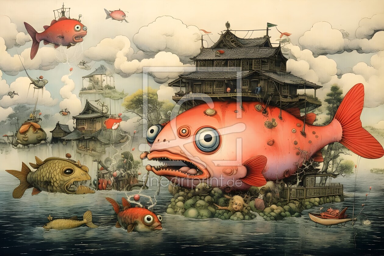 Bild-Nr.: 12738454 Japanische Kunst - KI-Kunst erstellt von Heike  Hultsch