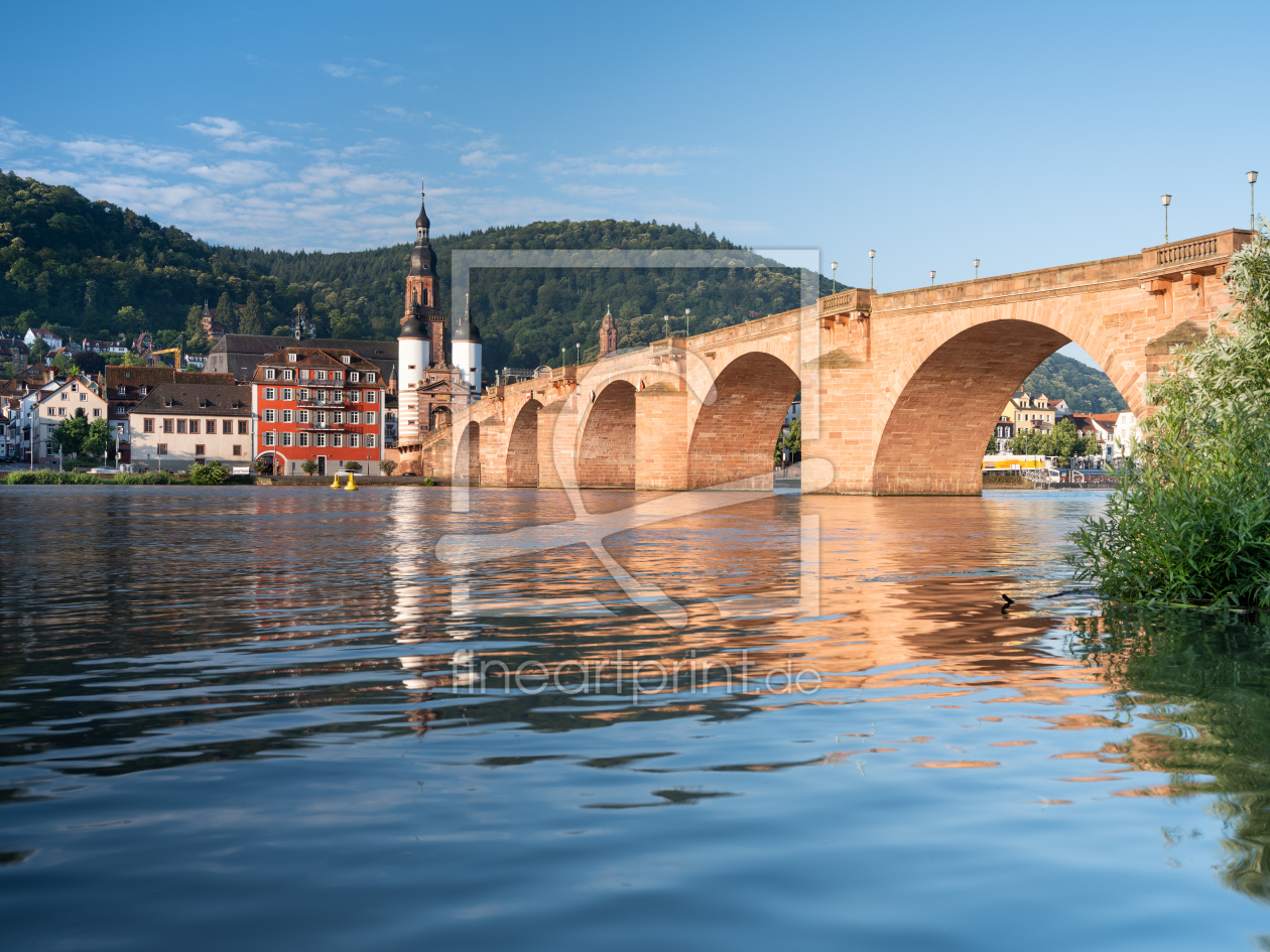 Bild-Nr.: 12739396 Heidelberg Alte Brücke bei Sonnenaufgang erstellt von eyetronic