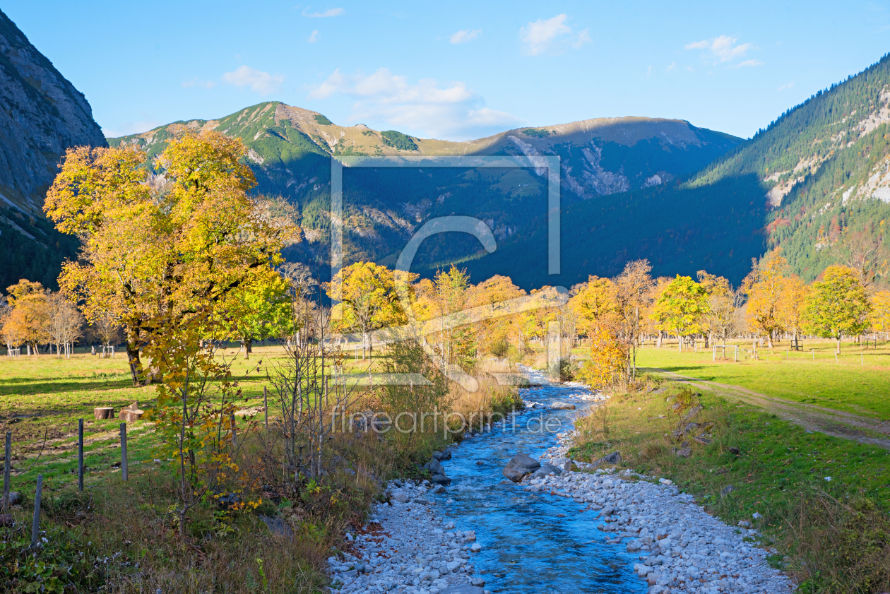 Bild-Nr.: 12740258 Herbst im Karwendeltal erstellt von SusaZoom