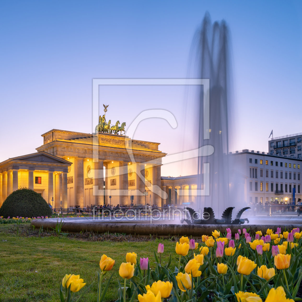 Bild-Nr.: 12741050 Brandenburger Tor am Abend erstellt von eyetronic