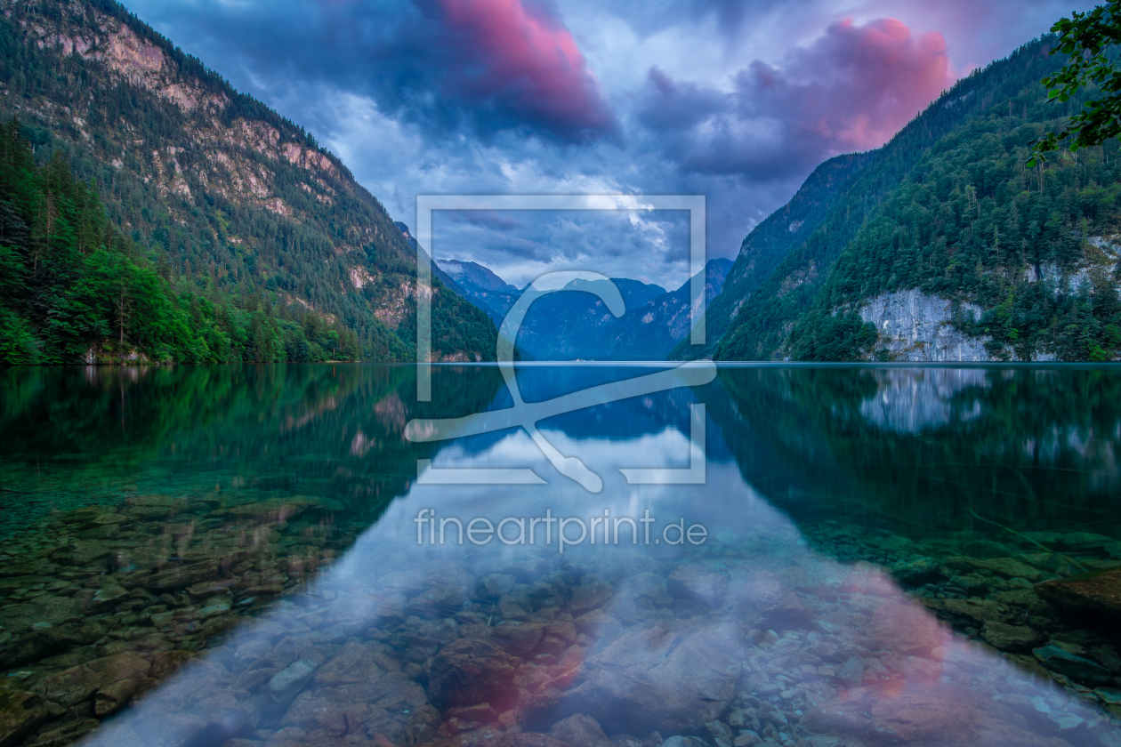 Bild-Nr.: 12741113 Sommerabend am Königssee erstellt von Martin Martin Wasilewski