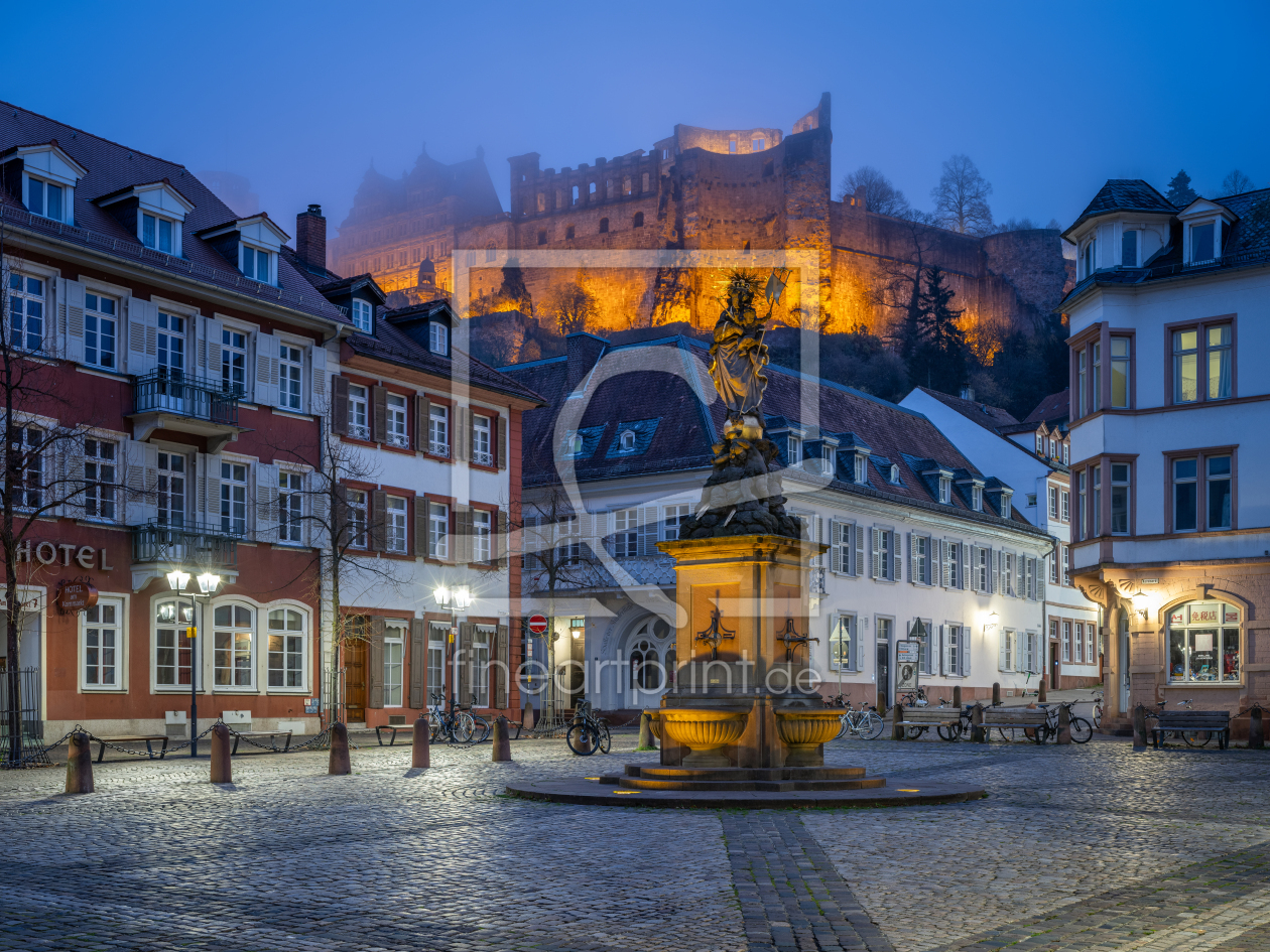 Bild-Nr.: 12741709 Kornmarkt in Heidelberg im Winter erstellt von eyetronic