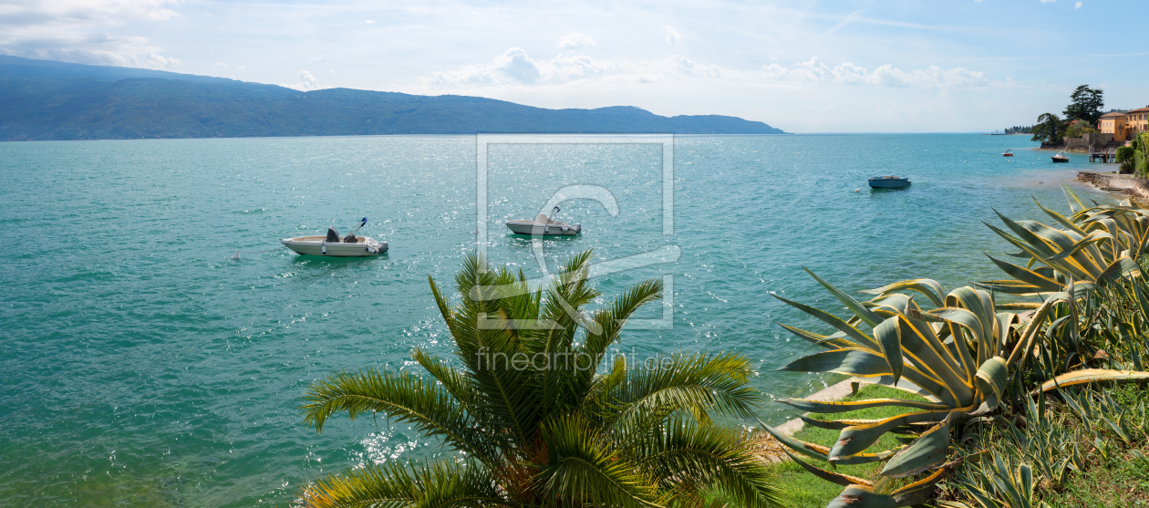 Bild-Nr.: 12742425 Mediterranes Seeufer Gargnano am Gardasee erstellt von SusaZoom