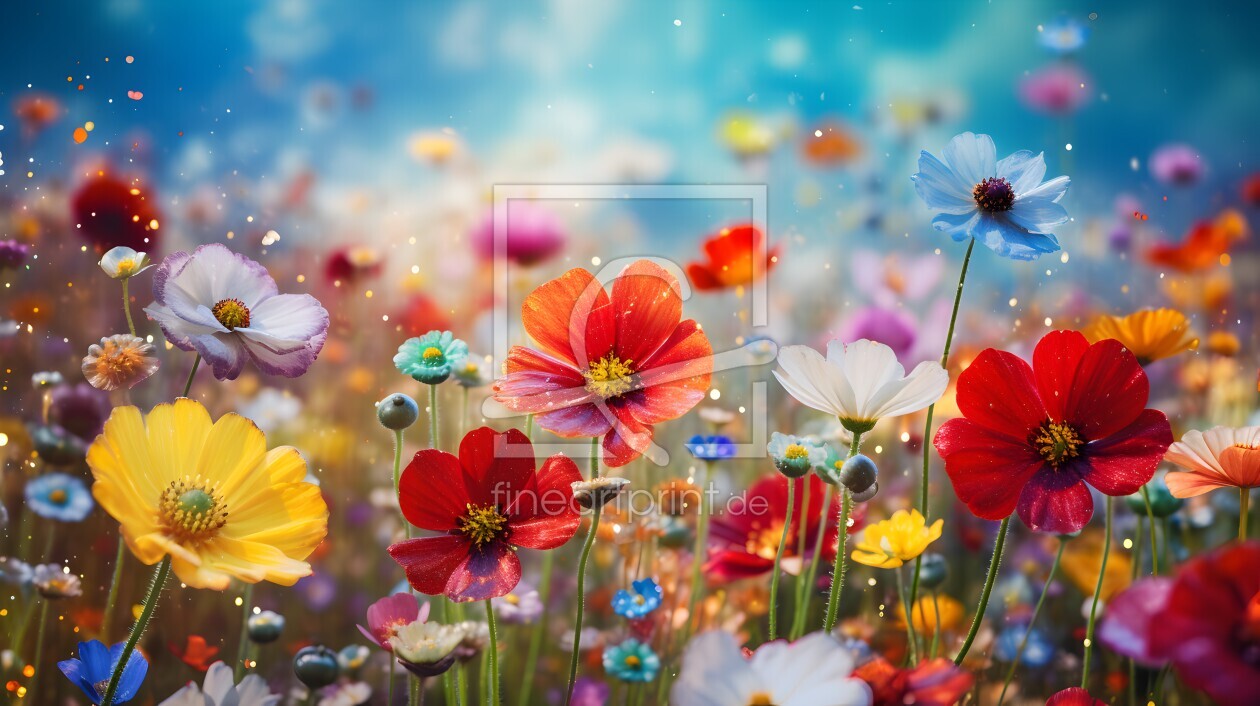 Bild-Nr.: 12742473 Blumenwiese KI erstellt von Heike  Hultsch