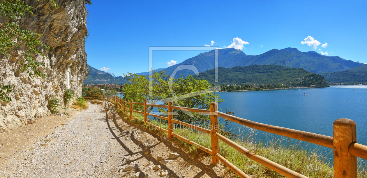 Bild-Nr.: 12742673 Alte Ponale Straße am Gardasee erstellt von SusaZoom