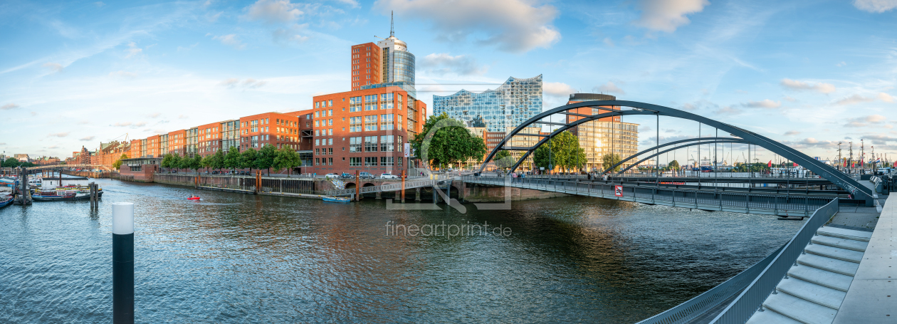 Bild-Nr.: 12743595 Niederbaumbrücke und Elbphilharmonie in Hamburg erstellt von eyetronic