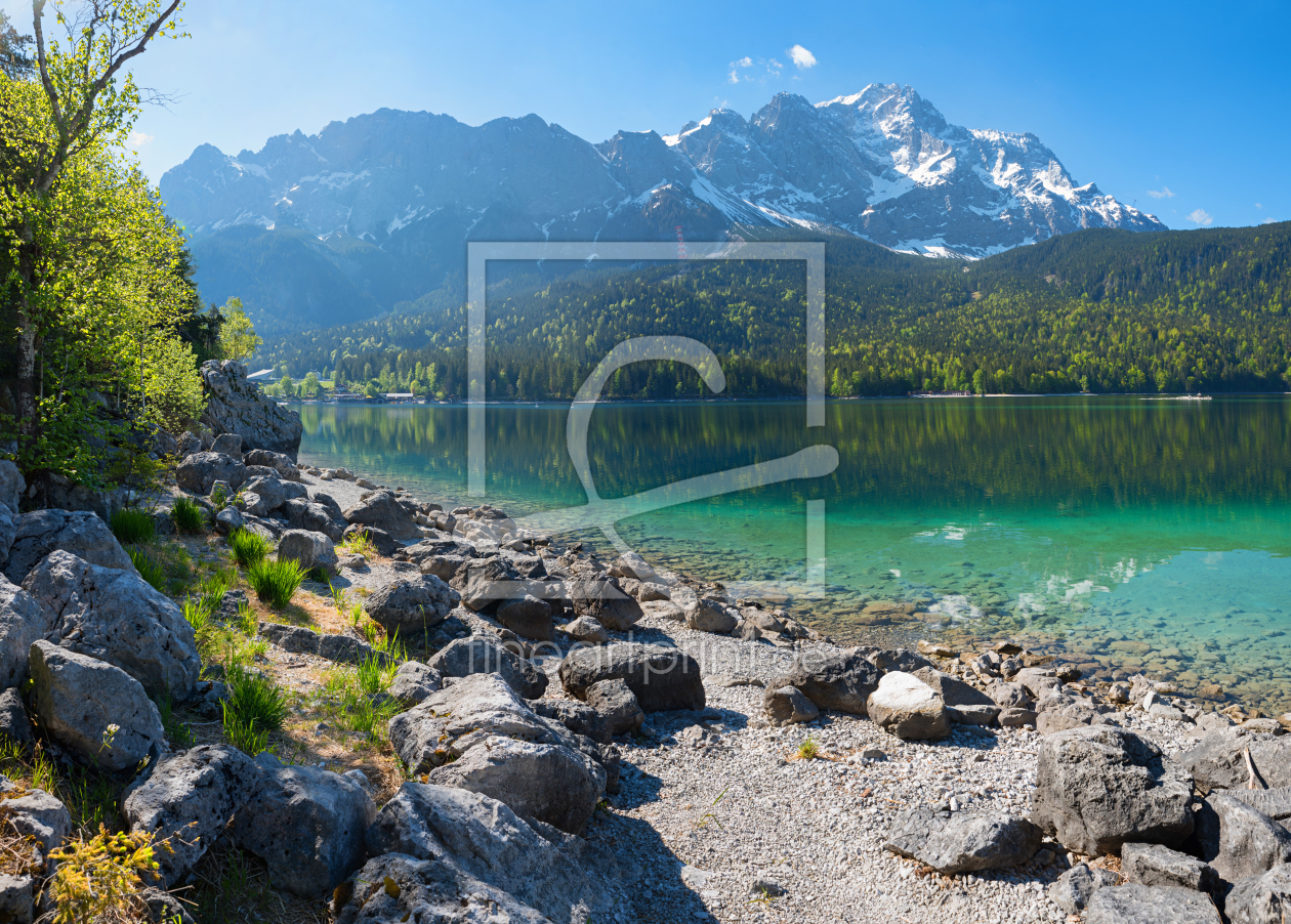 Bild-Nr.: 12743958 Eibseestrand mit Zugspitzblick erstellt von SusaZoom