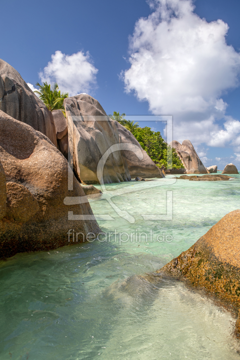 Bild-Nr.: 12744033 Traumstrand auf den Seychellen erstellt von t-ART