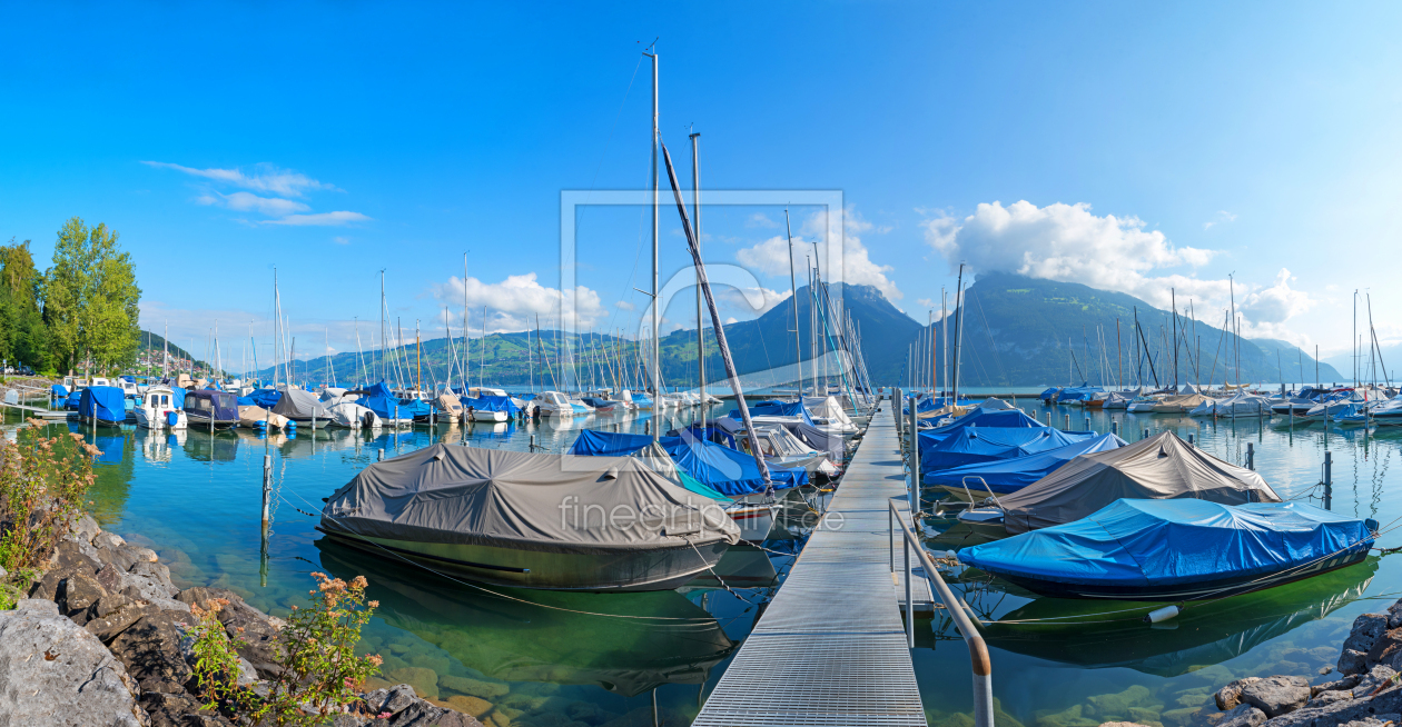 Bild-Nr.: 12744190 Hafen Faulensee am Thunersee erstellt von SusaZoom