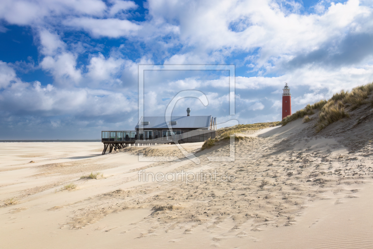 Bild-Nr.: 12744203 Leuchtturm und Strandbar auf Texel erstellt von Daniela Beyer