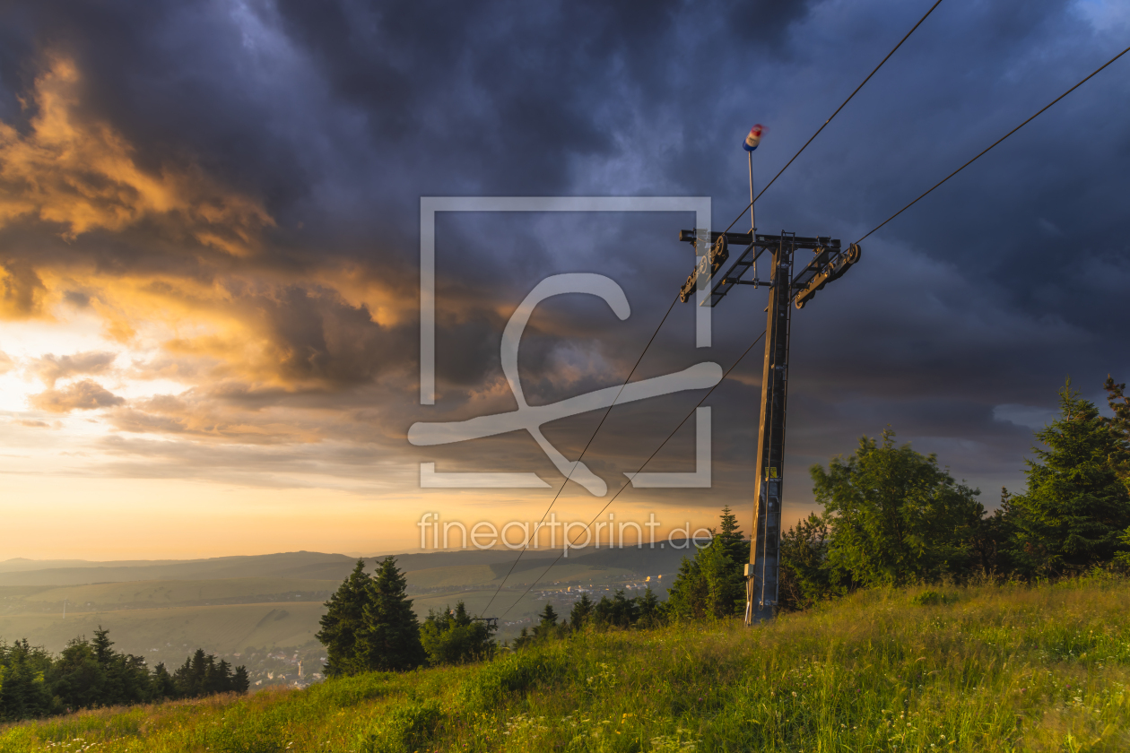 Bild-Nr.: 12746268 Gewitterstimmung am Fichtelberg im Erzgebirge erstellt von Daniela Beyer