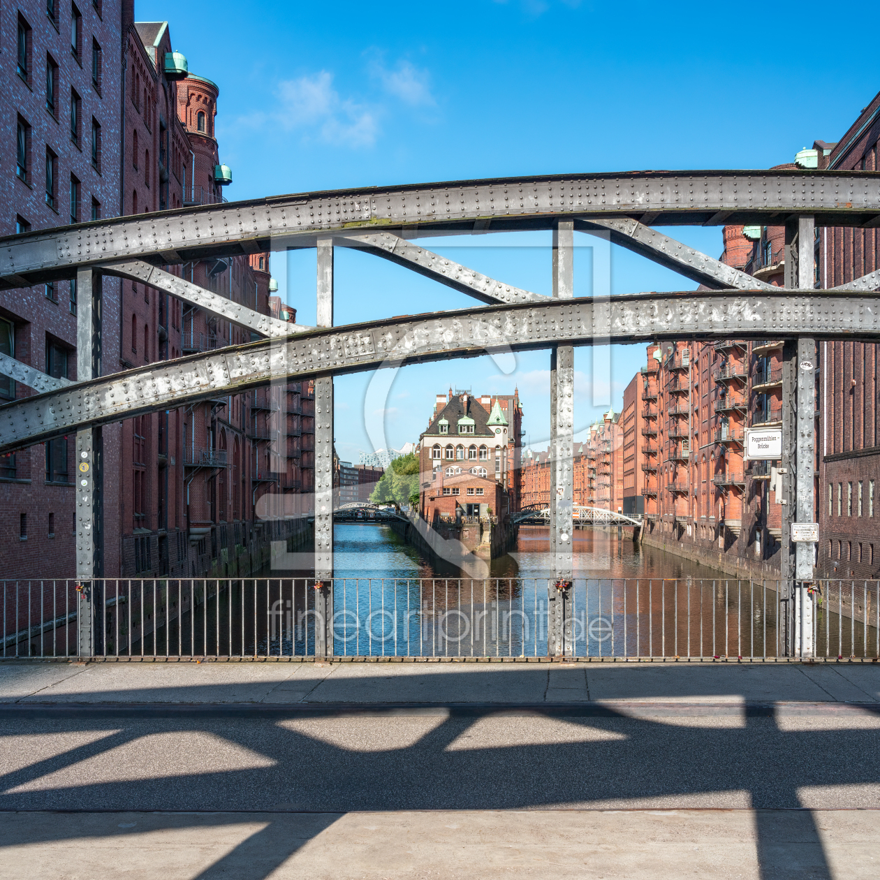 Bild-Nr.: 12746465 Poggenmühlenbrücke in Hamburg erstellt von eyetronic