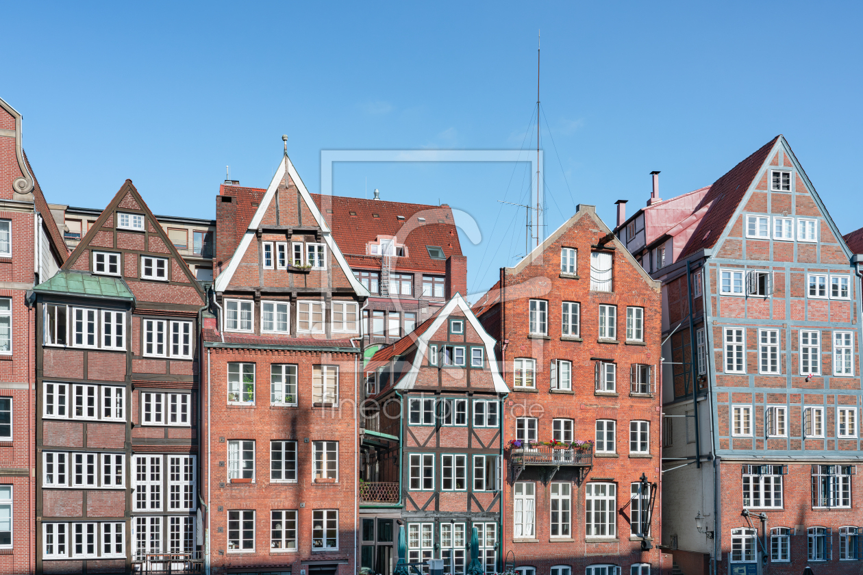 Bild-Nr.: 12747195 Historische Bürgerhäuser in Hamburg erstellt von eyetronic