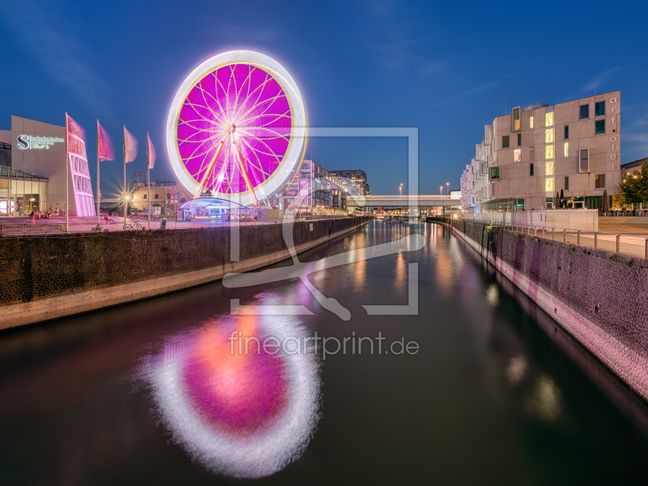 Bild-Nr.: 12748068 Riesenrad in Köln am Abend erstellt von Michael Valjak