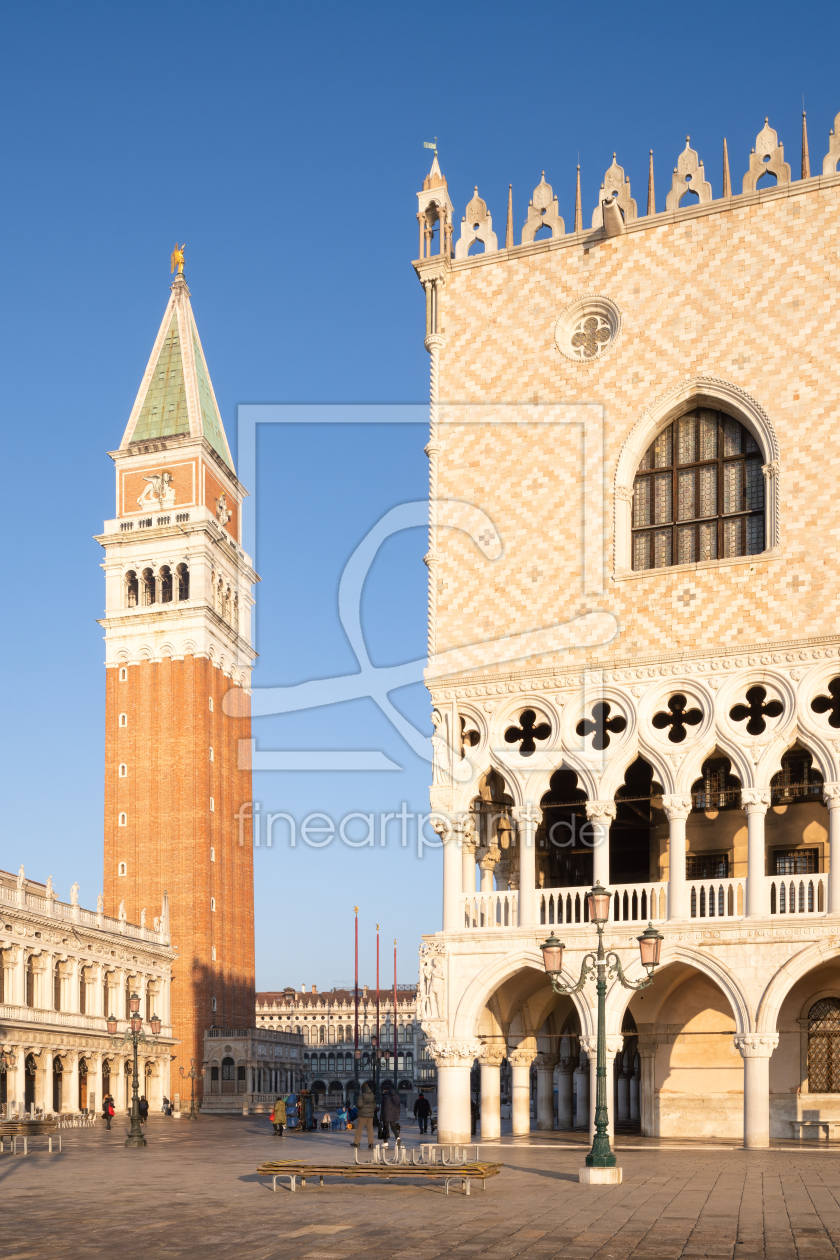 Bild-Nr.: 12749151 Dogenpalast und Markusplatz in Venedig erstellt von eyetronic