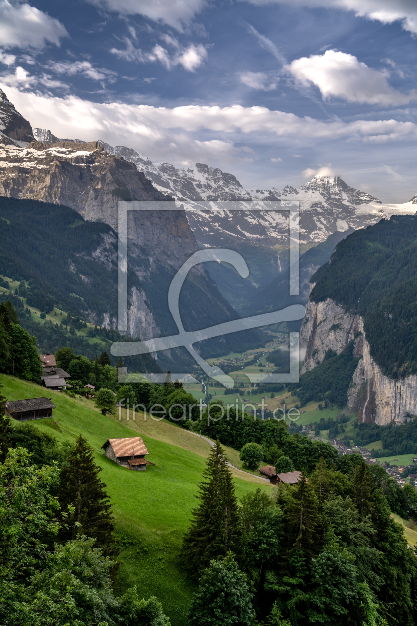 Bild-Nr.: 12750061 Lautebrunnental im Berner Oberland erstellt von Achim Thomae