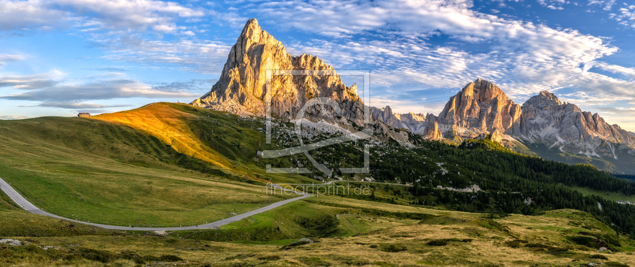 Bild-Nr.: 12750074 Goldene Stunde in den Dolomiten erstellt von Achim Thomae