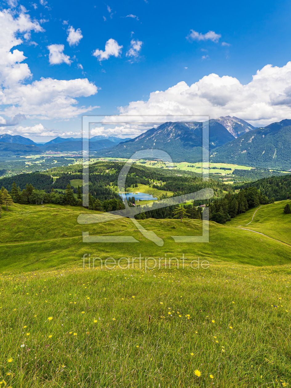 Bild-Nr.: 12750183 Blick vom Hohen Kranzberg bei Mittenwald erstellt von Rico Ködder