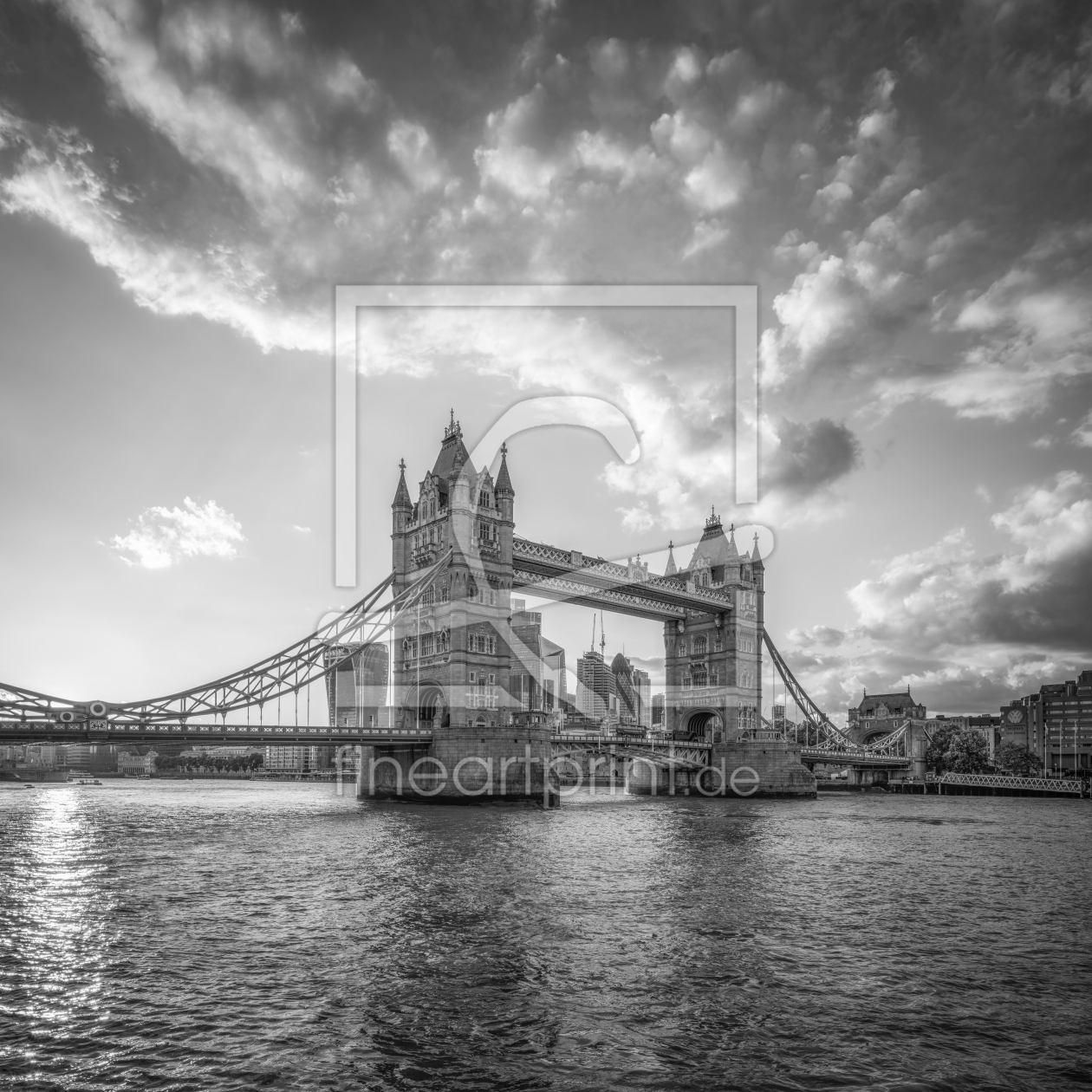 Bild-Nr.: 12750740 London Tower Bridge schwarzweiß erstellt von eyetronic