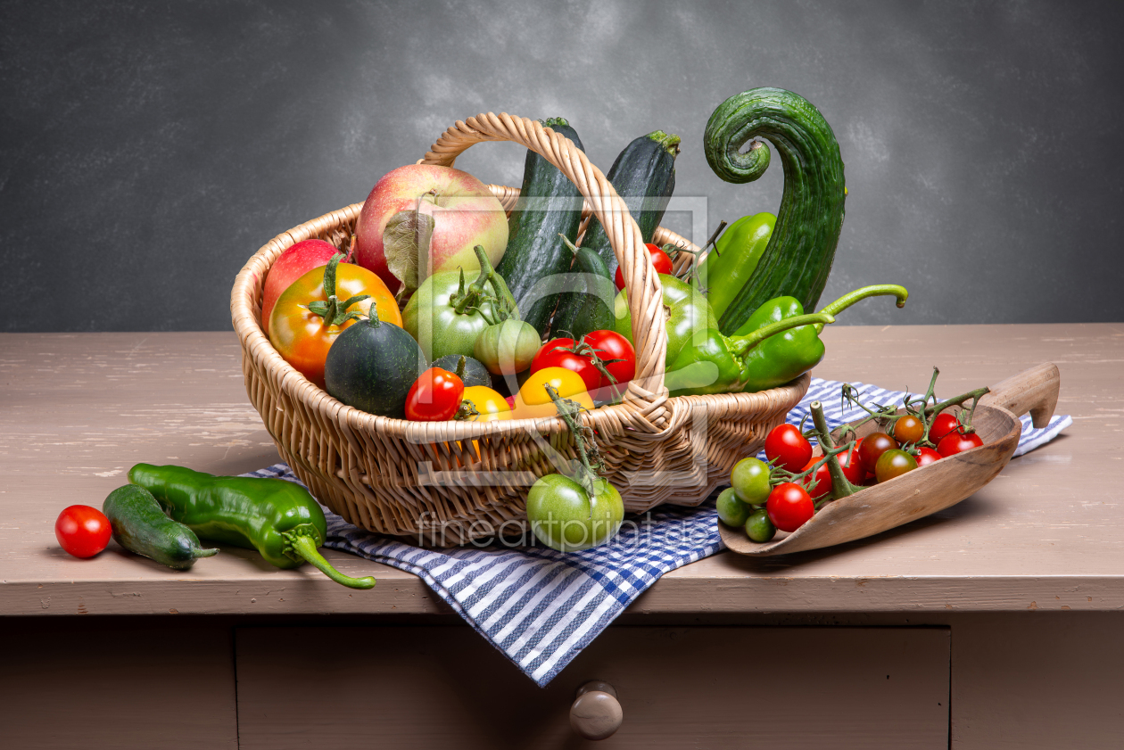 Bild-Nr.: 12751445 Obst und Gemüse Stillleben erstellt von Rolf Eschbach