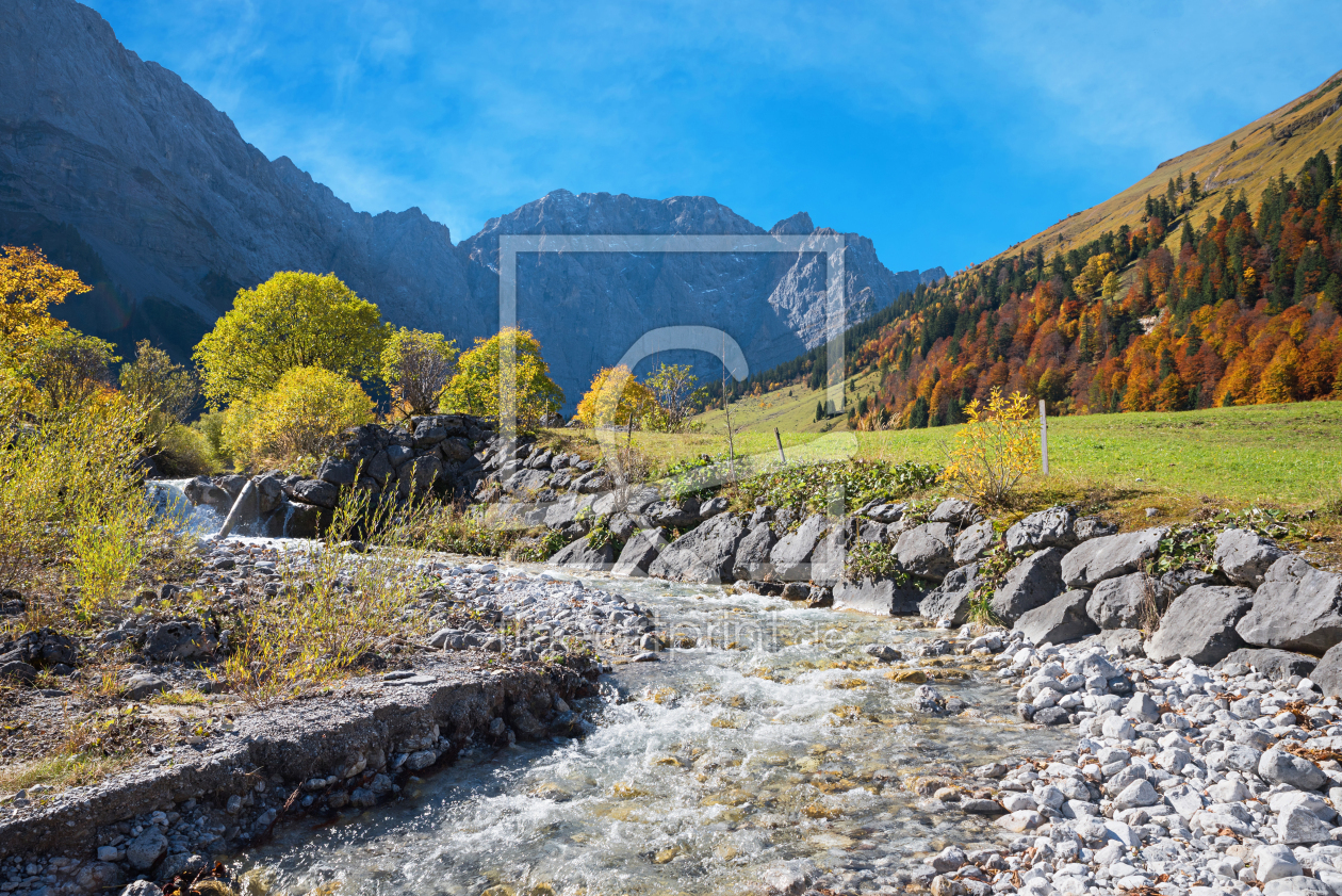 Bild-Nr.: 12751896 Enger Grund Bach im Karwendel erstellt von SusaZoom