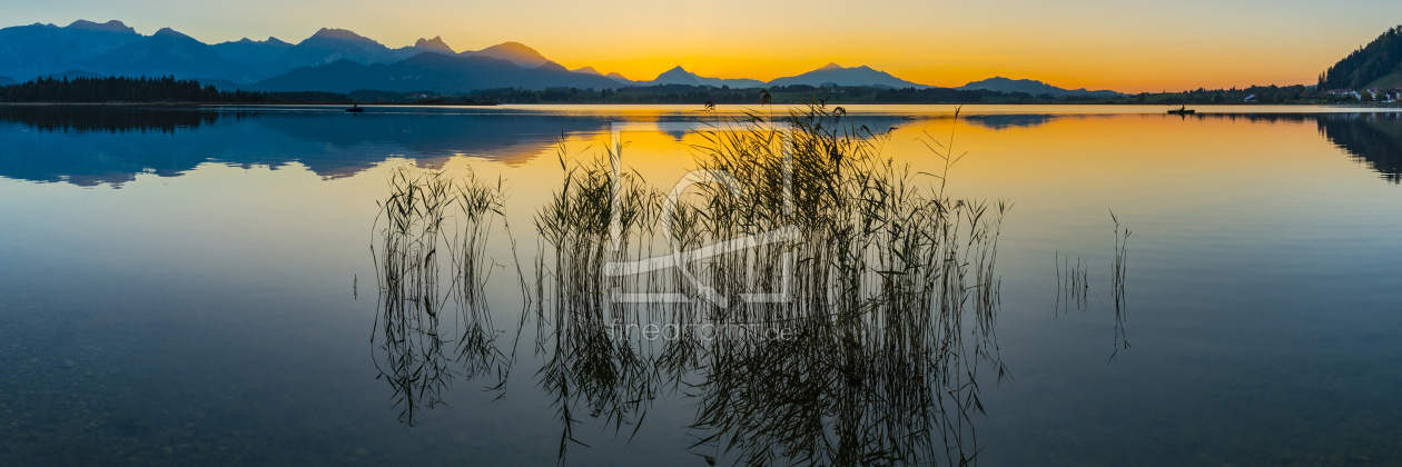 Bild-Nr.: 12753104 Sonnenuntergang am Hopfensee erstellt von Walter G. Allgöwer