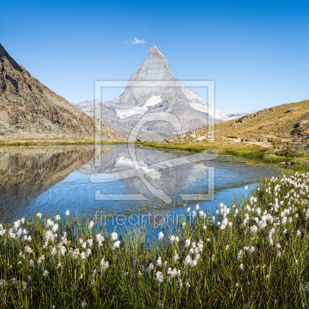 Bild-Nr.: 12753137 Riffelsee und Matterhorn im Sommer erstellt von eyetronic