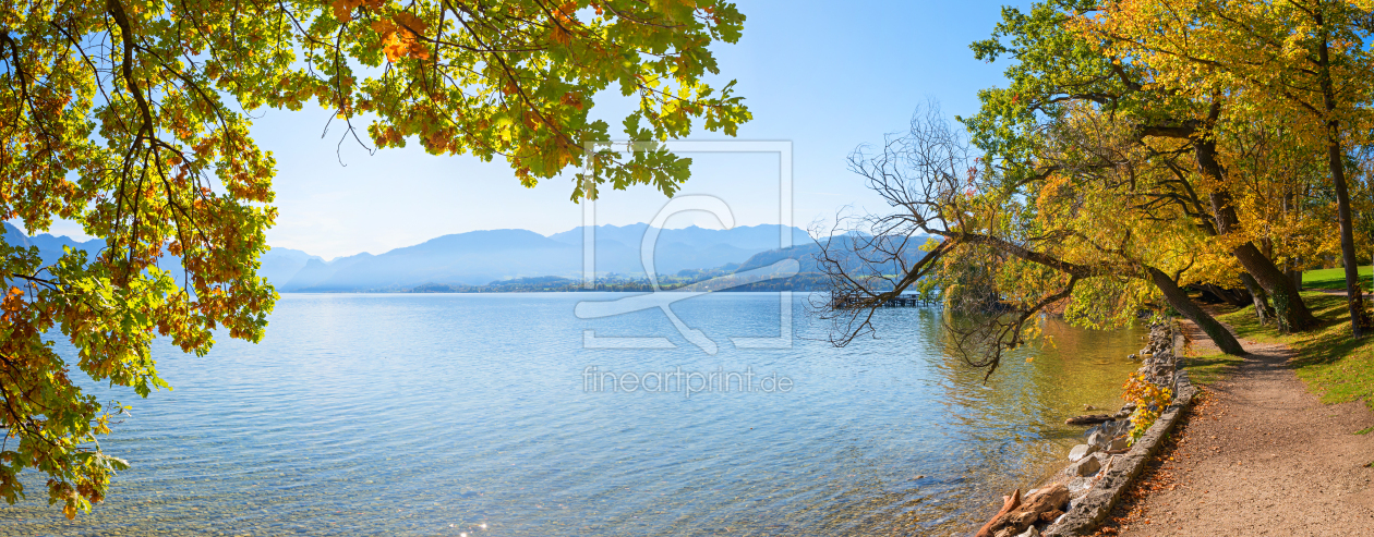 Bild-Nr.: 12753843 Herbst am Traunsee-Ufer erstellt von SusaZoom