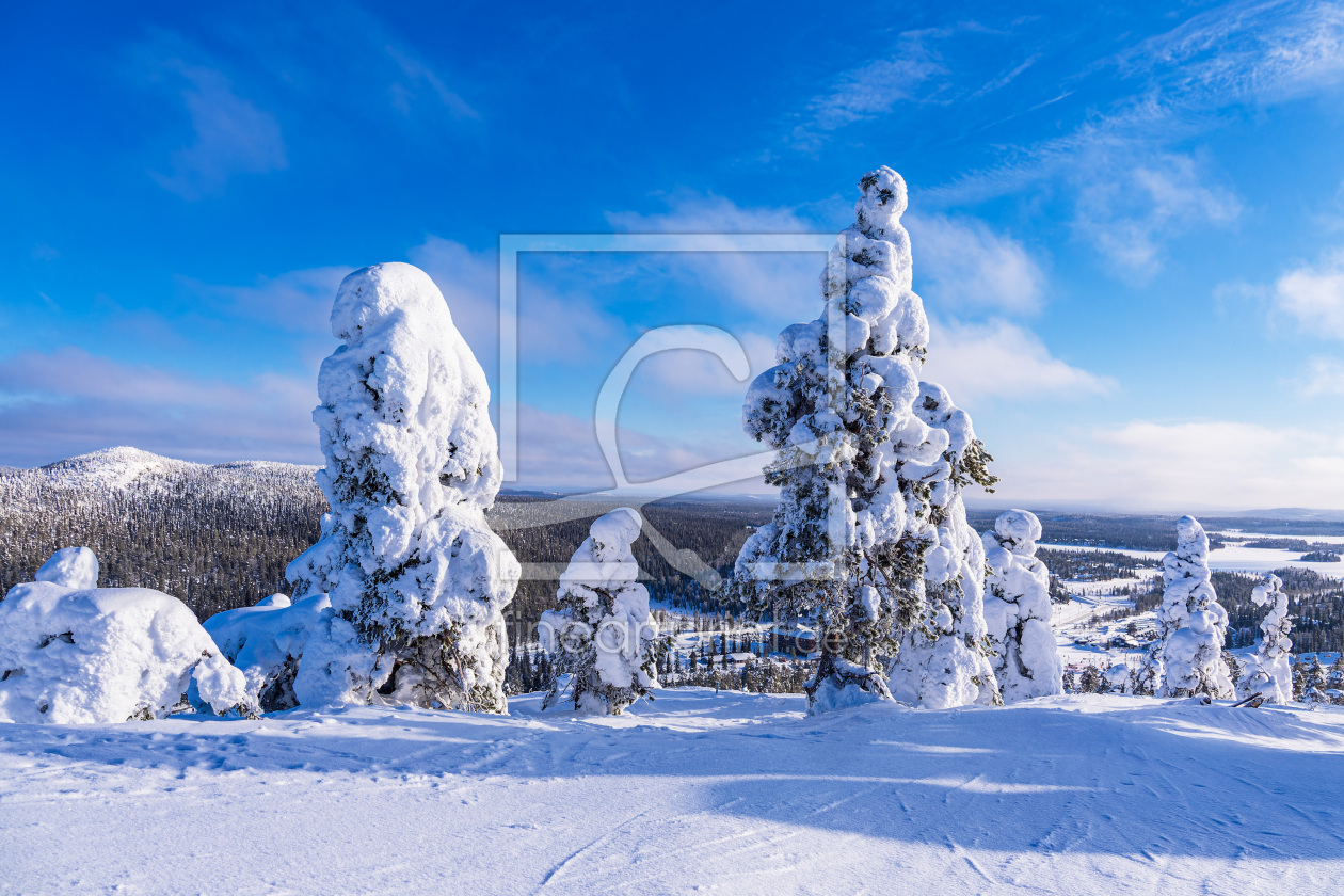 Bild-Nr.: 12754887 Landschaft mit Schnee im Winter in Ruka erstellt von Rico Ködder
