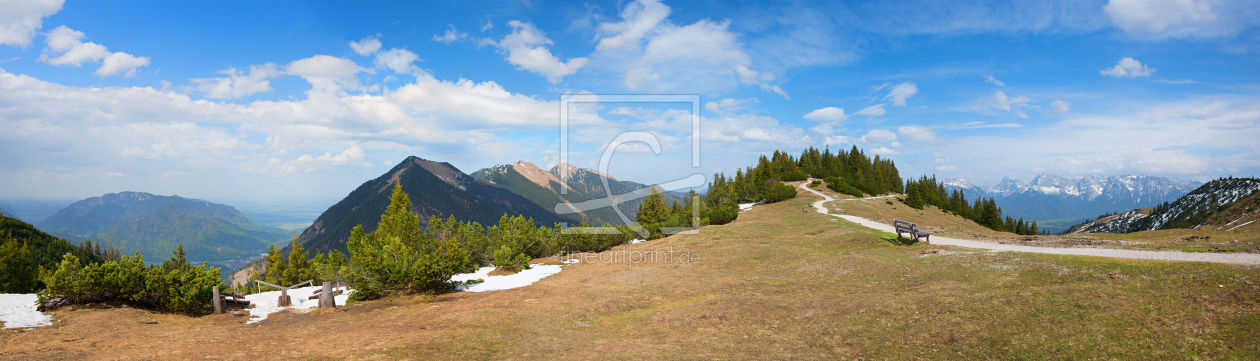 Bild-Nr.: 12756993 Panorama am Wank Gipfel erstellt von SusaZoom