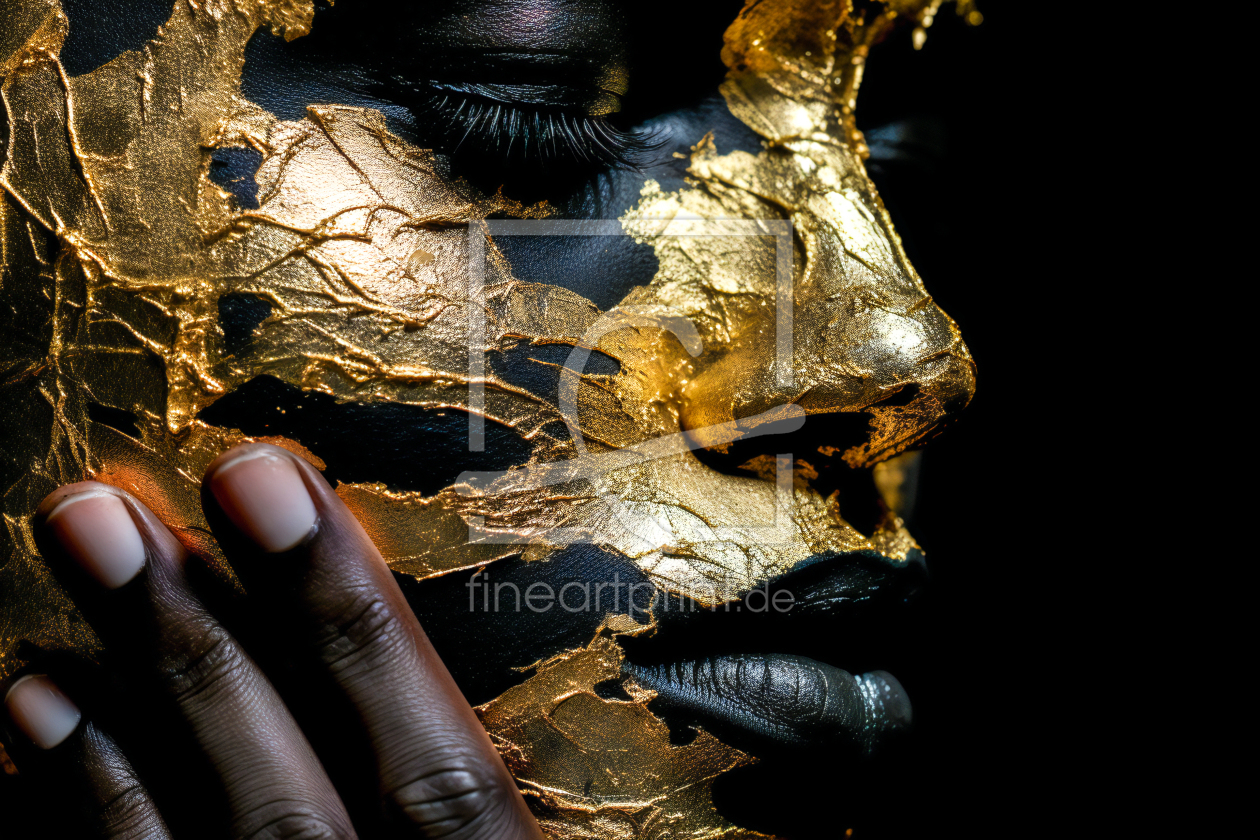 Bild-Nr.: 12757250 Gold Portraits KI erstellt von Steffen Gierok