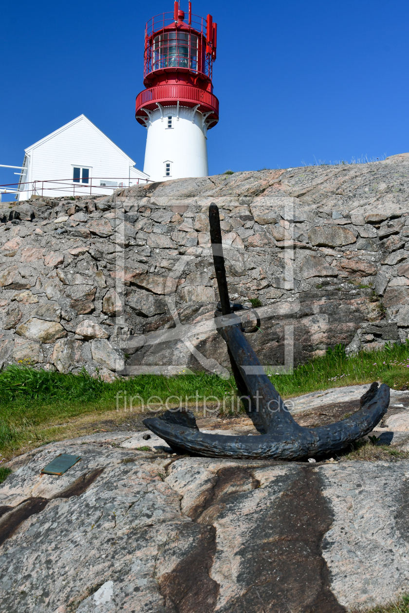 Bild-Nr.: 12757379 Anker mit Leuchtturm erstellt von Bettina Schnittert