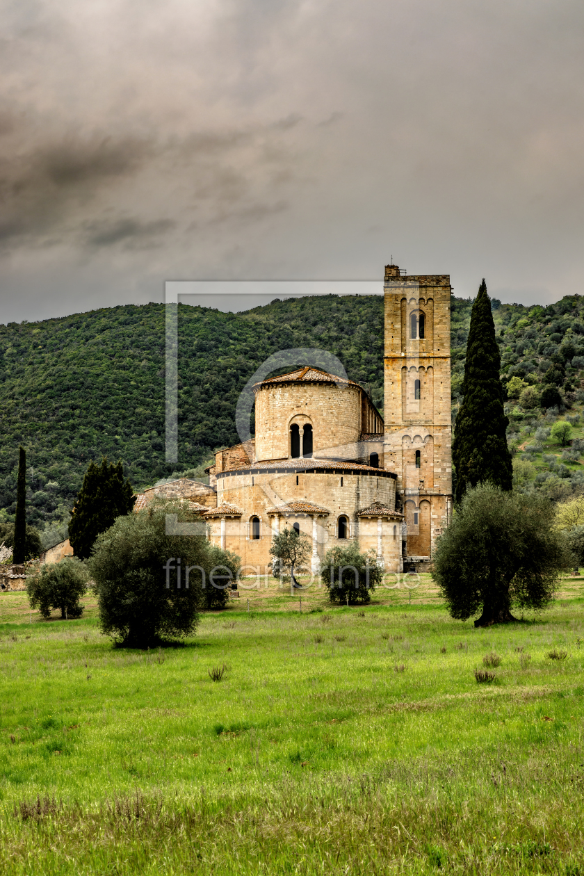 Bild-Nr.: 12757694 Abtei Sant Antimo erstellt von DirkR