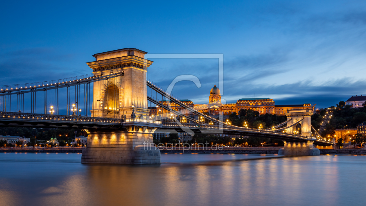 Bild-Nr.: 12757827 Die Kettenbrücke in Budapest erstellt von RolandBrackHeckePic