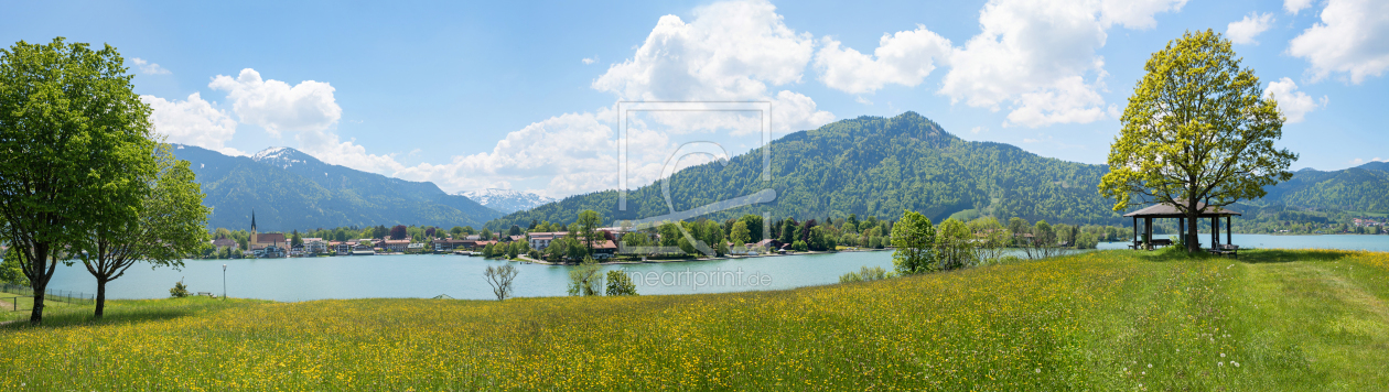 Bild-Nr.: 12758053 Frühlingspanorama am Tegernsee erstellt von SusaZoom
