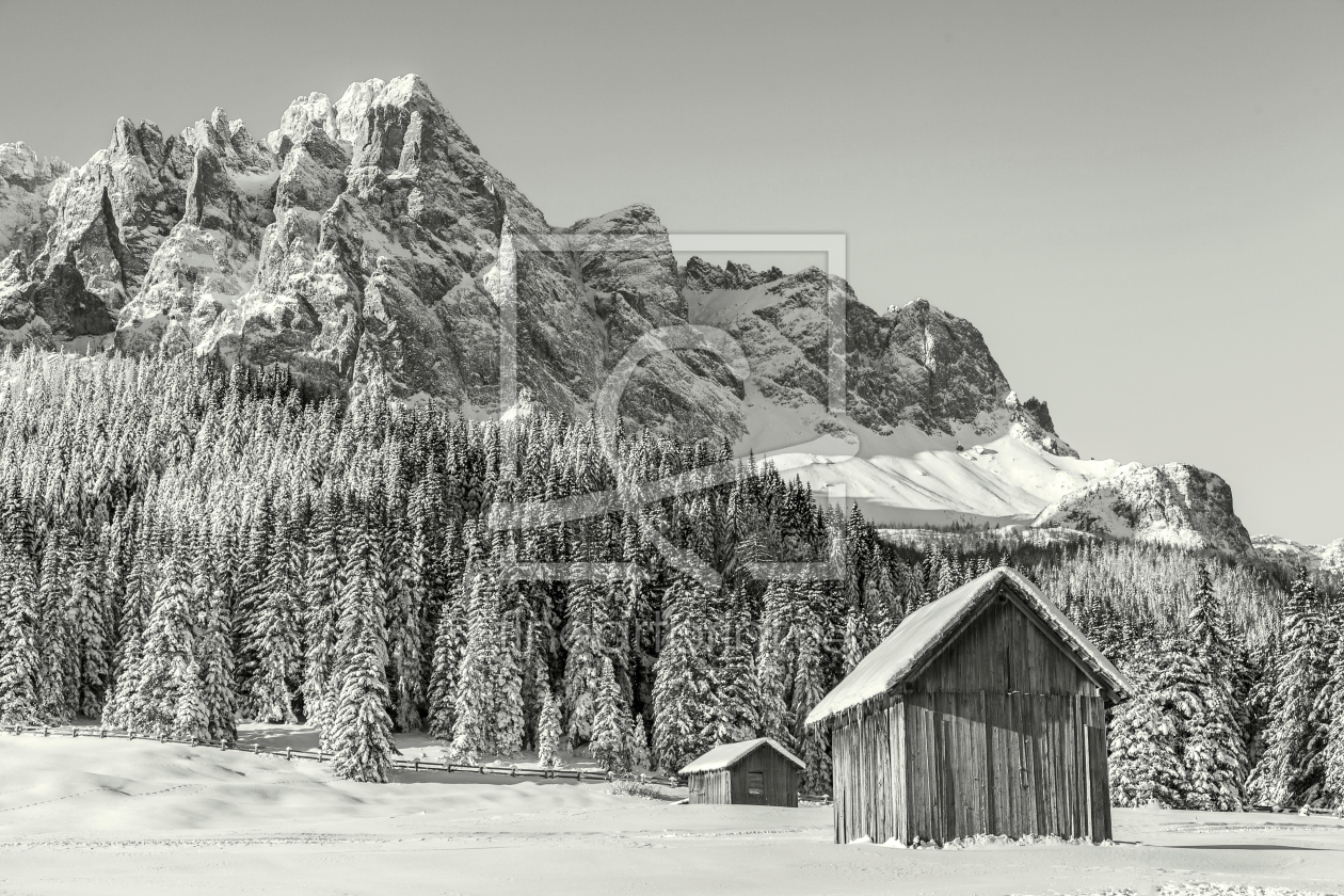 Bild-Nr.: 12758271 Dolomiten im Winter erstellt von wompus