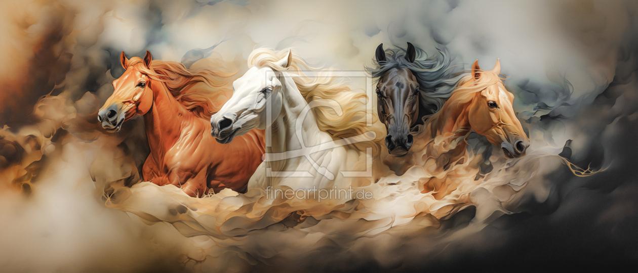 Bild-Nr.: 12759570 Die Majestät der Mustangs KI erstellt von Steffen Gierok