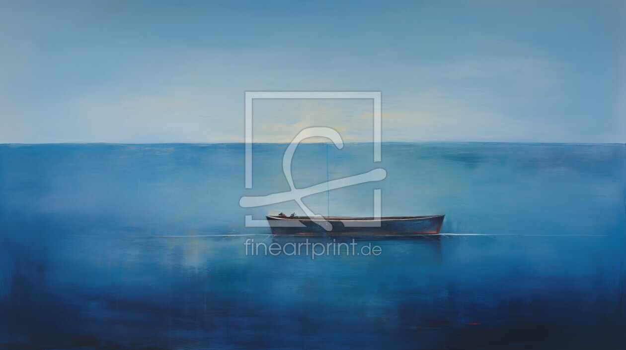 Bild-Nr.: 12760217 Blaues Meer Gemälde 1 KI erstellt von Heike Hultsch